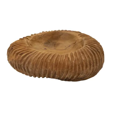 S/TASCHE GARIT z odzyskanego drewna tekowego Ø 32x11 cm (UNIKATY - NIEWYKONYWANE SERIJNIE)